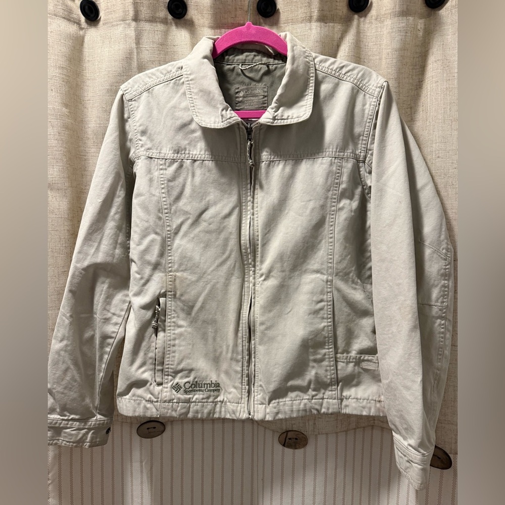 Columbia Light Tan Outdoor Jacket